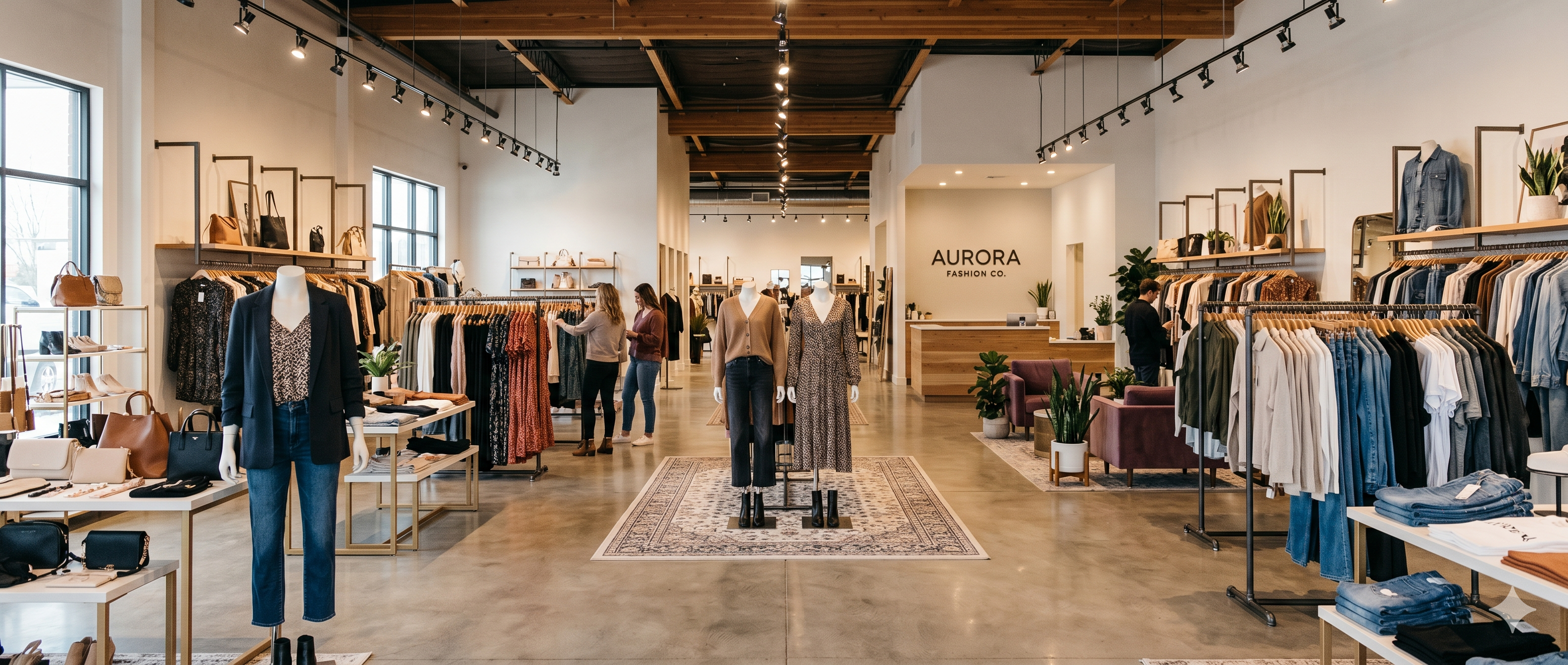 Fashion showroom interior